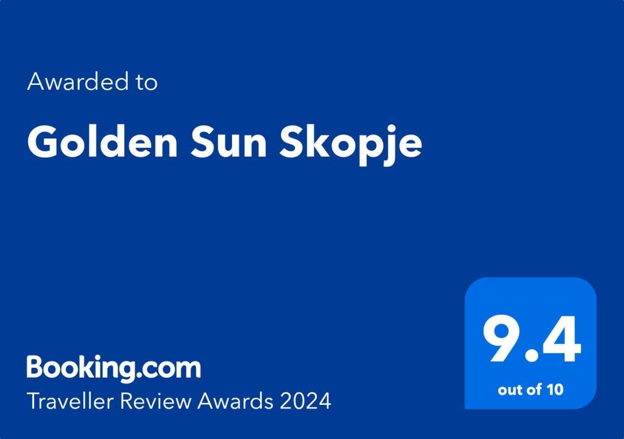Appartement Golden Sun Skopje Extérieur photo